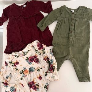 Mixed lot baby girls clothing